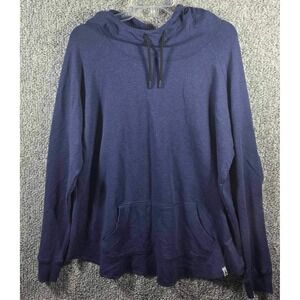 Torrid Active Hoodie Navy Blue Heathered Pullover Plus Size 1
